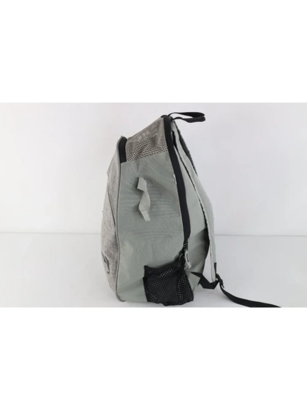Vintage Franklin x MLB Baseball Distressed Travel Bat Holder Backpack Bag Gray